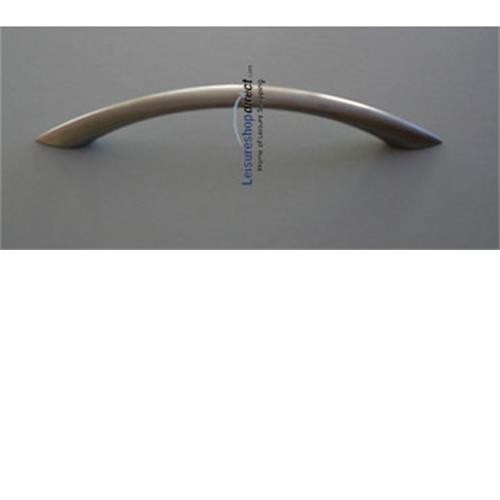 Brush Nickle Plated Steel Bow Handle 10mm