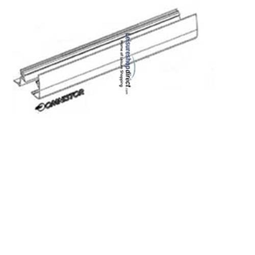 Omnistor 5002 Awning Outside Lead Rail White 3.5m image 1