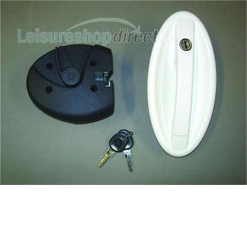 Motorcaravan FAP Oval Lock in White image 1