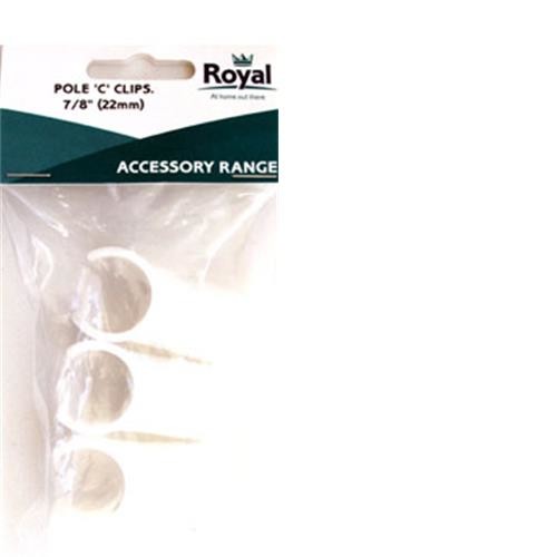 Royal Accessory Pole C Clip 7/8 (22mm)