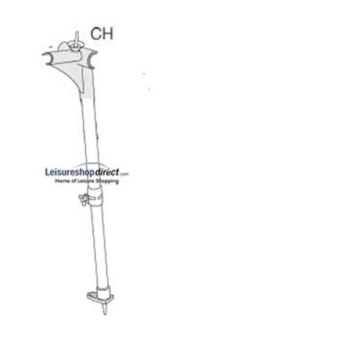 IXL - CH-corner right, with B-pole for Ventura Standard Awnings image 1