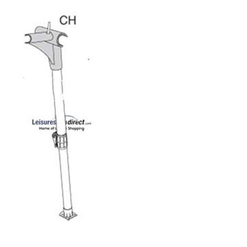 CarbonX CM-central cross with B-pole 19/23 for Isabella Standard Awnings image 1