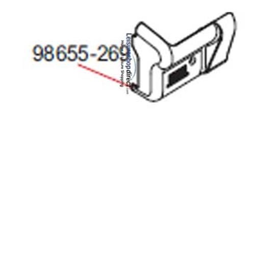 L.H Cover for Shock Adjuster Fiamma F45TiL + Zip Awnings image 1