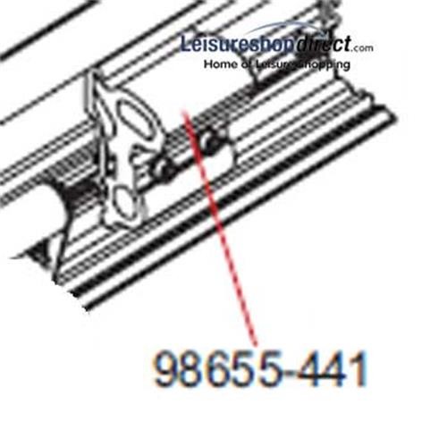 R.H Arm Shock Absorber Fiamma F45TiL + Zip Awnings image 1