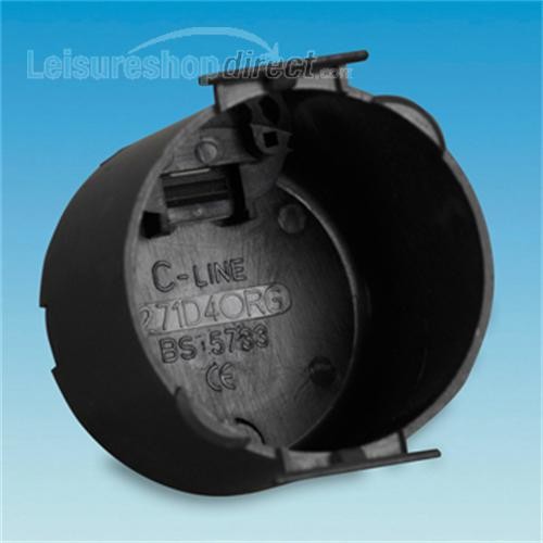 Circular Back Box for C-Line sockets image 1