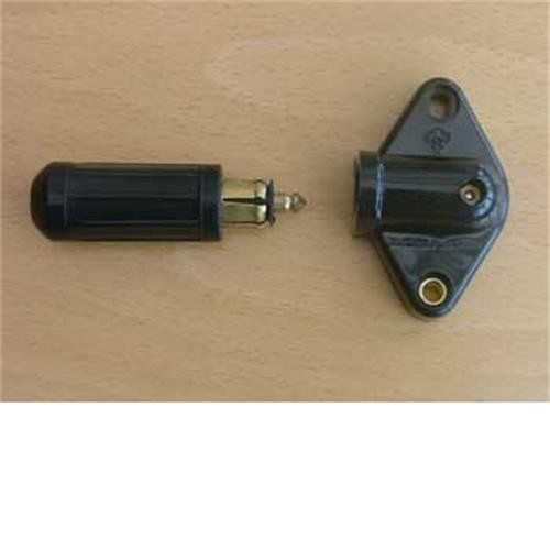 Single pole socket with plug (Euro type) image 1