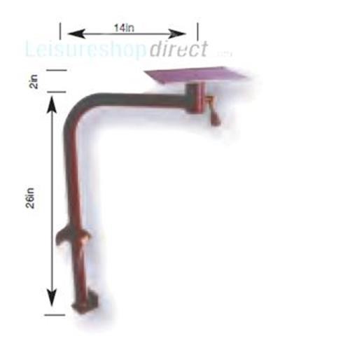 Multi Position Offset Swivel Table Leg image 1