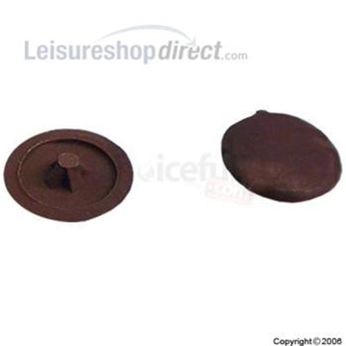Pozi screw covers - Tan colour image 1