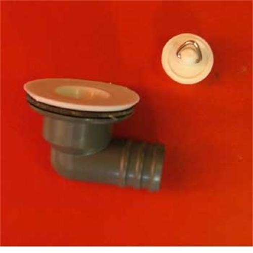 Sink waste angled 3/4" (7/8" plug) image 1