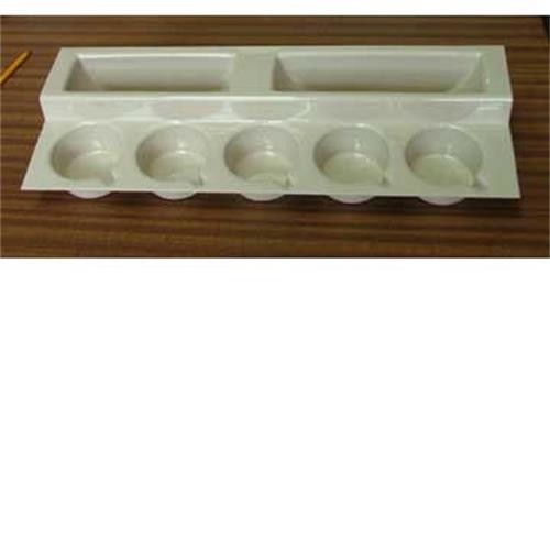 Stepped Cup & Plate Rack for Caravan/Motorhome - Beige image 1