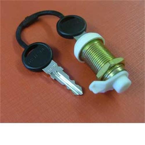 Thetford Lock barrel and 2 keys for Service Doors image 1