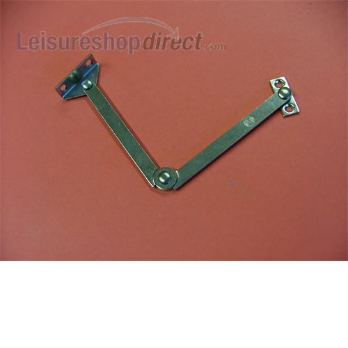 Cupboard Lock Joint Stay LH Nickel image 1
