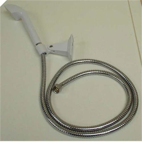 Shower head, bracket and flexible hose image 1