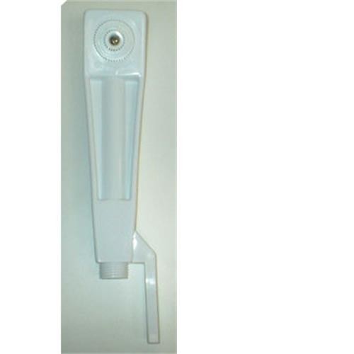 Shower head white with spigot end image 1