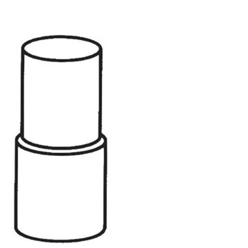 Adaptor - to convert 2in flue outlet to 2 1/2in flue outlet image 1
