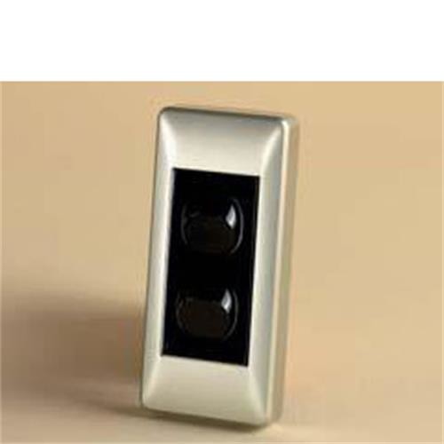 Double Architrave Switch Black / Silver Sand image 1