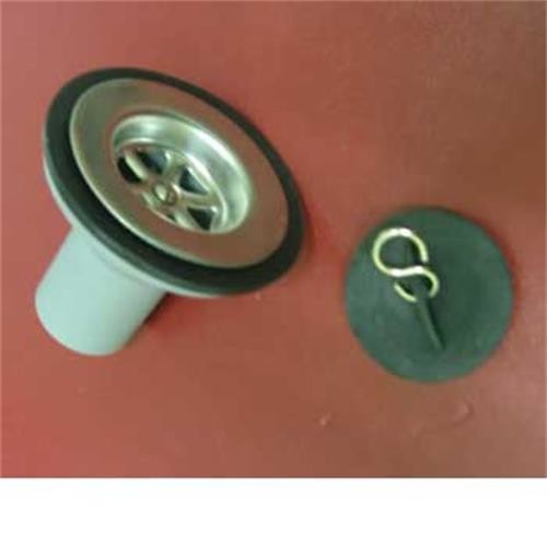 Sink waste with straight outlet for 28mm waste image 1