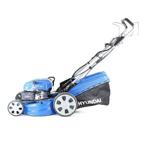 Hyundai HYM530SPE Self-Propelled Petrol Lawn Mower, (rear wheel drive), 21”/530mm Cut Width, Electric (push button) Start With Pull-Cord Back -Up image 11