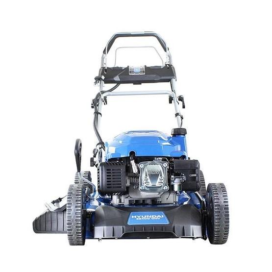 Hyundai HYM530SPE Self-Propelled Petrol Lawn Mower, (rear wheel drive), 21”/530mm Cut Width, Electric (push button) Start With Pull-Cord Back -Up image 8