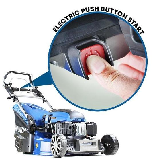 Hyundai HYM530SPER 21" 525mm Self Propelled Electric Start 173cc Petrol Roller Lawn Mower image 27