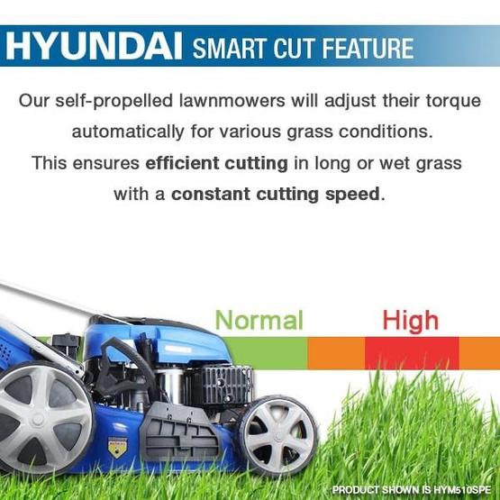 Hyundai HYM530SPER 21" 525mm Self Propelled Electric Start 173cc Petrol Roller Lawn Mower image 33