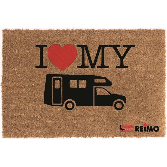 I Love My Motorhome Coconut Mat image 1