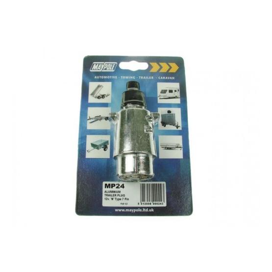 Maypole 12N Type 7 Pin Aluminium Plug Towing image 2