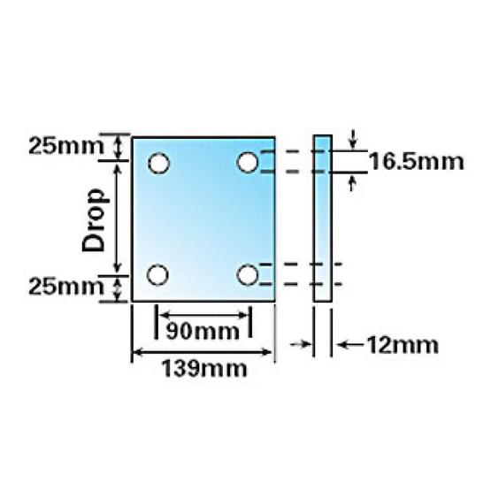 Maypole Drop Plate 2 inch image 3