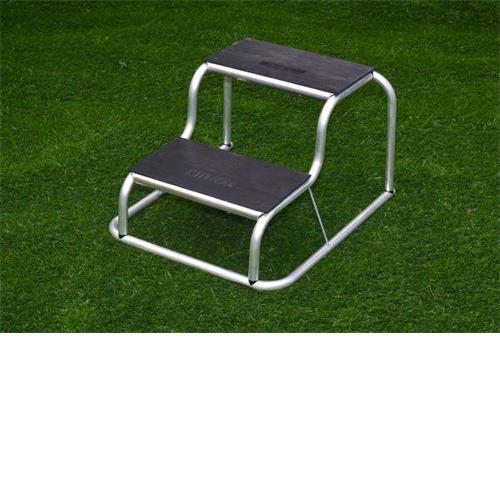 Milenco Aluminium Rubber Top Double Step image 2