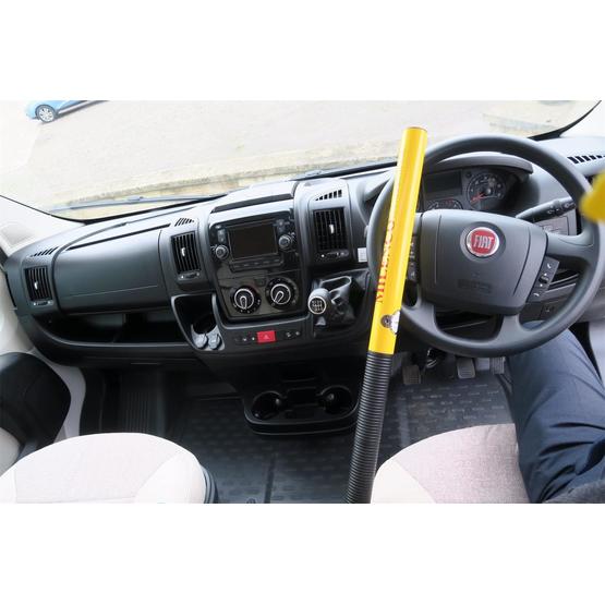 Milenco Commercial High Security Steering Wheel Lock Yellow image 2