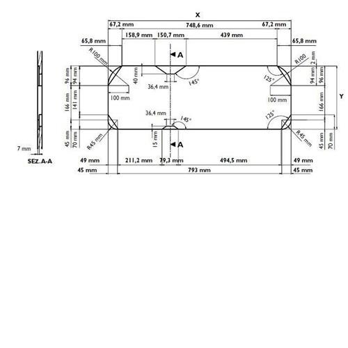 Dometic Smev MO9222R Narrow Combination 2-Burner Caravan Hob/Sink (Right) image 2