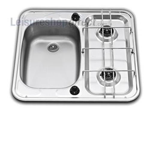 Dometic SMEV MO927 2Burner Caravan Hob/Sink Combination Left Hand