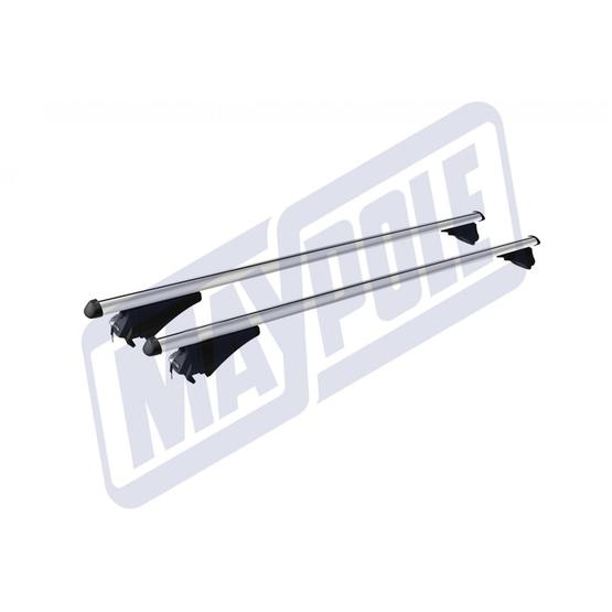 MWAY AVIA UNIVERSAL ALUMINIUM ROOF BARS 1.35M FOR INTEGRATED AND RAISED ROOF RAILS image 1