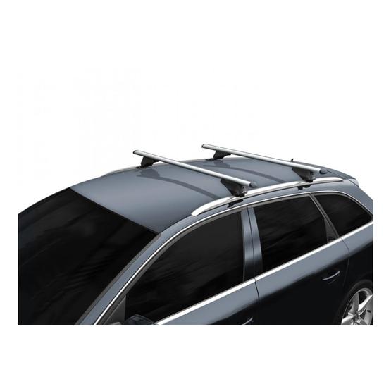 MWAY AVIA UNIVERSAL ALUMINIUM ROOF BARS 1.35M FOR INTEGRATED AND RAISED ROOF RAILS image 3