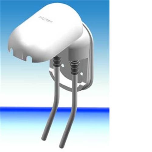 Maxview Twin Weatherproof Socket with 'F' and Coaxial Connector - White image 1