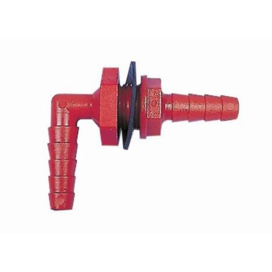 Nut in Bulkhead Fitting (Hose Connection Both Ends) image 1