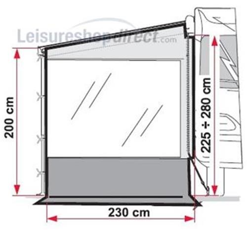 Fiamma Pro Awning Side Panel W image 4