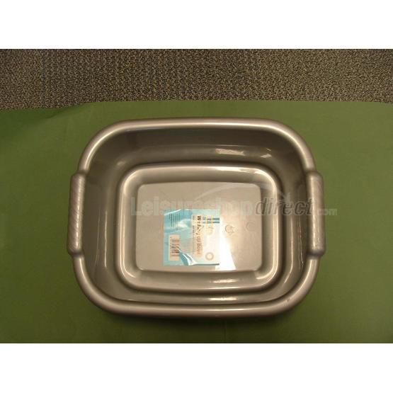 Rectangular Washing Up Bowl, Silver image 2