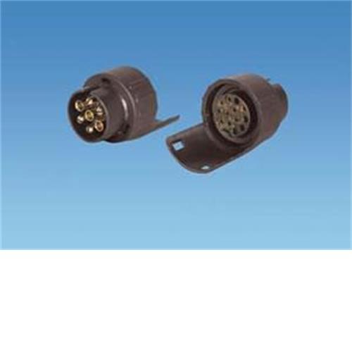 short conversion 13 pin socket to 7 pin plugs image 1