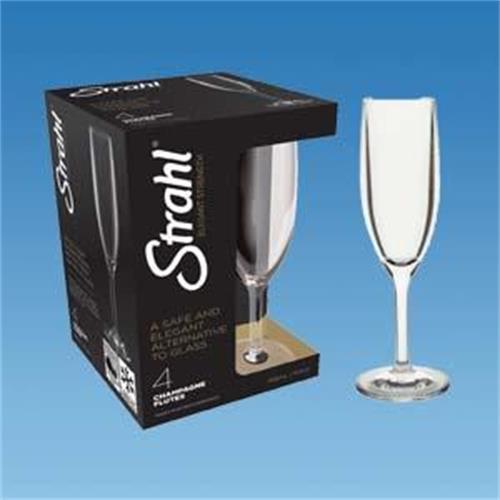 strahl champagne flute box of 4 (166ml) image 1