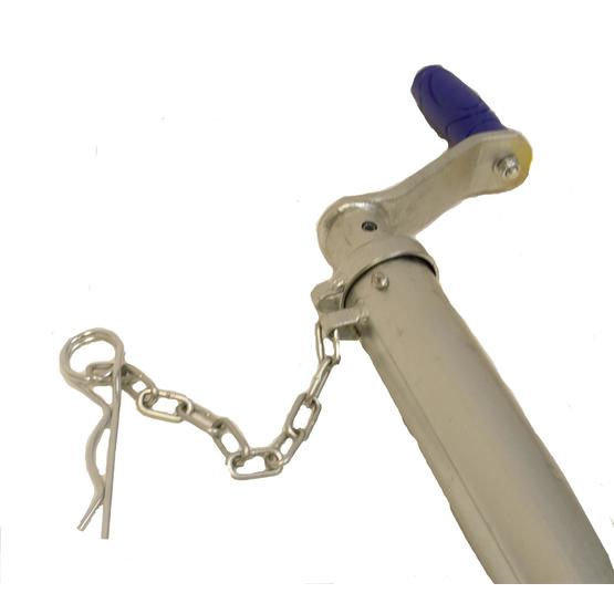 Maypole Heavy Duty Telescopic Ribbed Caravan Jockey Wheel 48mm image 3