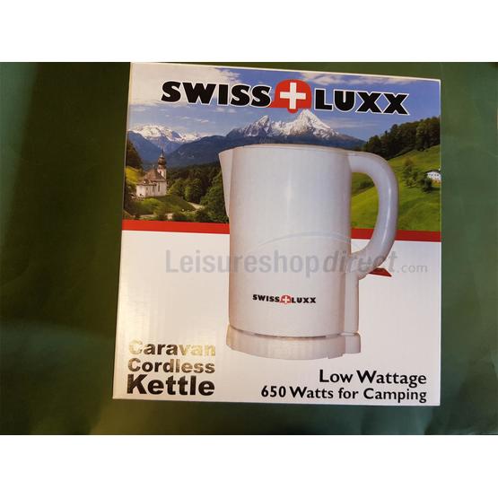 Swiss Luxx Cordless 650 Watt Kettle - white image 2
