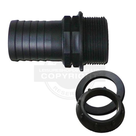 3/4" (20mm) Nut In Tank Straight Fitting image 1