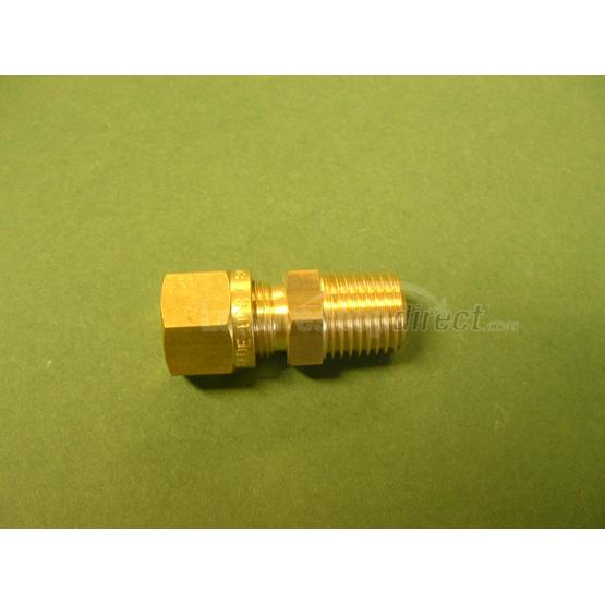 Wade 8 mm x 1/4" straight adaptor, comp x male image 1
