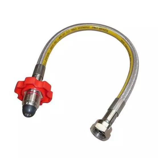 Gaslow Easy-Fit Propane Stainless Steel Hose - 450mm image 1