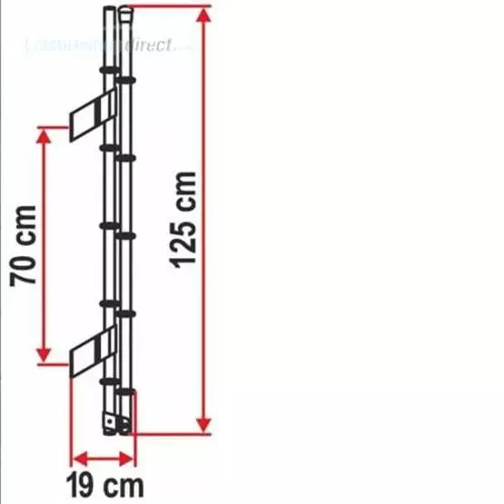 Fiamma Deluxe 5D Exterior Ladder image 2