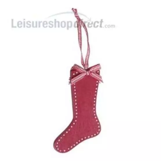 Christmas Stocking - Wood - Scandispot image 1