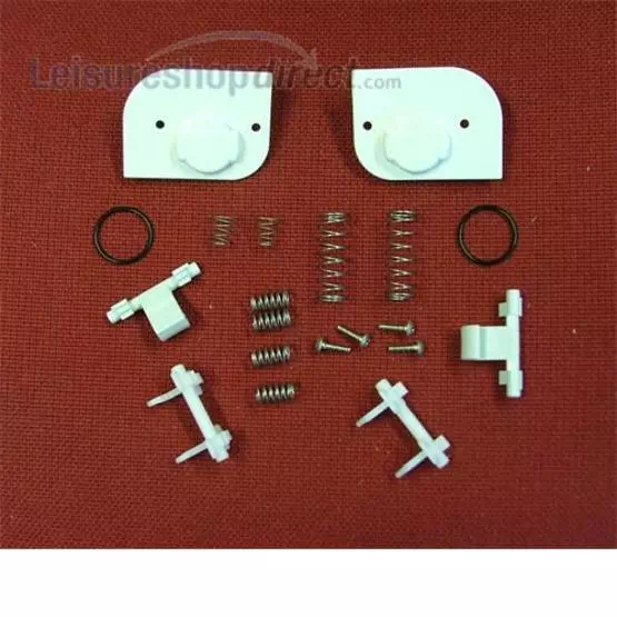 Lock Mechanism Kit For Thetford Service Door - White image 1