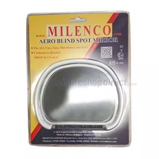 Milenco Aero Blind Spot Mirror  - White image 2