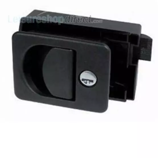 Door 'Cube' Lock with Recessed Grip image 1